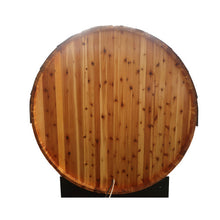 Load image into Gallery viewer, Solace 2-Person Traditional Barrel Sauna back view