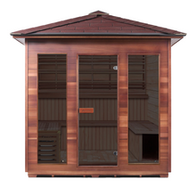 Load image into Gallery viewer, Enlighten SunRise - 8 Slope/Peak 7000 W | 8-Person Canadian Cedar Outdoor Sauna