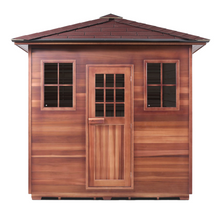 Load image into Gallery viewer, Enlighten Moonlight - 8 Slope/Peak 7000 W | 8-Person Canadian Cedar Outdoor Sauna