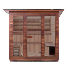 Load image into Gallery viewer, Enlighten SunRise - 8 Slope/Peak 7000 W | 8-Person Canadian Cedar Outdoor Sauna