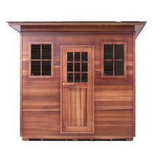 Load image into Gallery viewer, Enlighten Moonlight - 8 Slope/Peak 7000 W | 8-Person Canadian Cedar Outdoor Sauna