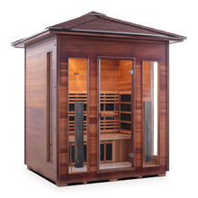 Load image into Gallery viewer, Rustic 4 Peak side view