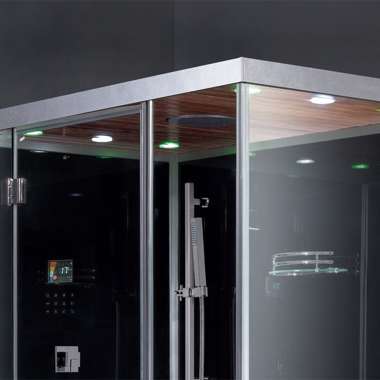 Platinum DZ961F8L Luxury Steam Shower - Black | 6KW High
