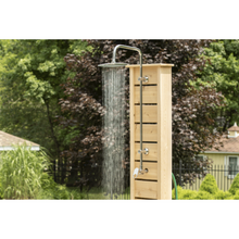 Load image into Gallery viewer, Dundalk Canadian Timber Sierra Pillar Outdoor Shower CTC105 shower rainfall