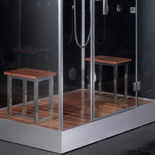 Load image into Gallery viewer, Platinum DZ961F8R Steam Shower - Black seat