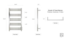 Load image into Gallery viewer, WarmlyYours Grande Towel Warmer