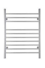 Load image into Gallery viewer, WarmlyYours Infinity Towel Warmer, Brushed, Dual Connection, 10 Bars