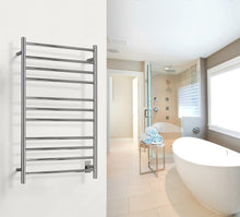 Load image into Gallery viewer, WarmlyYours Malta Towel Warmer, Hardwired, 11 Bars