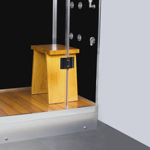 Load image into Gallery viewer, Athena WS-112 Steam Shower oak wood shower grid and oak seat