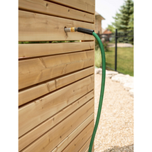 Load image into Gallery viewer, Dundalk Canadian Timber Savannah Standing Outdoor Shower CTC205 water1