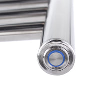 Load image into Gallery viewer, WarmlyYours Summit Towel Warmer Dual Connection, 8 Bars & Heated 3-Bar Shelf