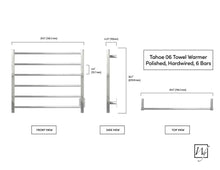 Load image into Gallery viewer, WarmlyYours Tahoe Towel Warmer, Hardwired