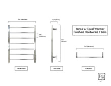 Load image into Gallery viewer, WarmlyYours Tahoe Towel Warmer, Hardwired