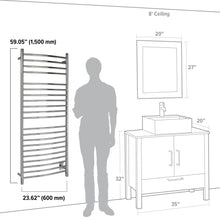 Load image into Gallery viewer, WarmlyYours Vida Towel Warmer specs