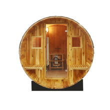 Load image into Gallery viewer, Oasis 2-4 Person Traditional Canopy Barrel Sauna