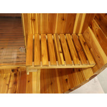 Load image into Gallery viewer, Oasis 2-4 Person Traditional Canopy Barrel Sauna seat