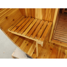 Load image into Gallery viewer, Oasis 2-4 Person Traditional Canopy Barrel Sauna seat