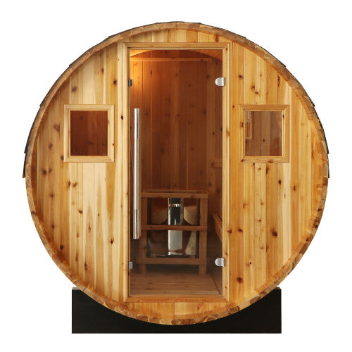 Aurora 2-4 person barrel sauna