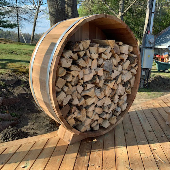 Dundalk Leisurecraft 5' Clear Cedar Firewood Storage