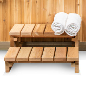 Dundalk Nordic Tub Stairs -  2 Tier Step with Straight Top Tread