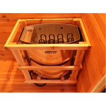 Load image into Gallery viewer, 4 Person Contemporary Outdoor Sunray Sauna with Harvia 6kW Heater and Metal Roof | Denali 400D5