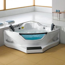 Load image into Gallery viewer, Mesa BT-084 Whirlpool Air Two Person Corner Tub whole view