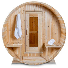 Load image into Gallery viewer, Dundalk Canadian Timber White Cedar Serenity Outdoor Sauna CTC2245W