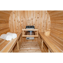 Load image into Gallery viewer, Dundalk 4 Person White Cedar Harmony Outdoor CTC22W inside