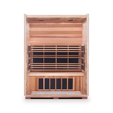 Load image into Gallery viewer, Enlighten SIERRA 3 Slope/Peak 8 Heaters 2350 W | 3-Person Canadian Cedar Outdoor Sauna