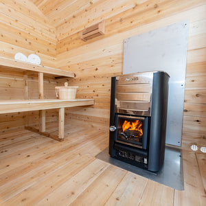 Dundalk CT Georgian Cabin Sauna CTC88W Outdoor Sauna heater