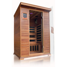 Load image into Gallery viewer, 2 Person Cedar Sauna w/Carbon Heaters - HL200K Sierra