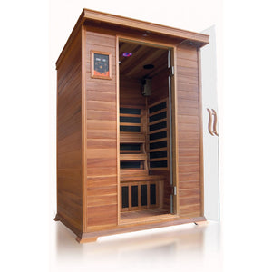 2 Person Cedar Sauna w/Carbon Heaters - HL200K Sierra