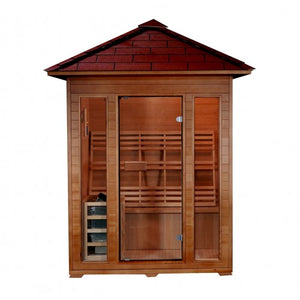 3-Person Outdoor Traditional Sauna - HL300D2 Waverly
