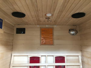 2 Person Outdoor Sauna w/Ceramic Heaters