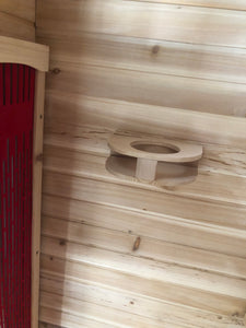 2 Person Outdoor Sauna w/Ceramic Heaters