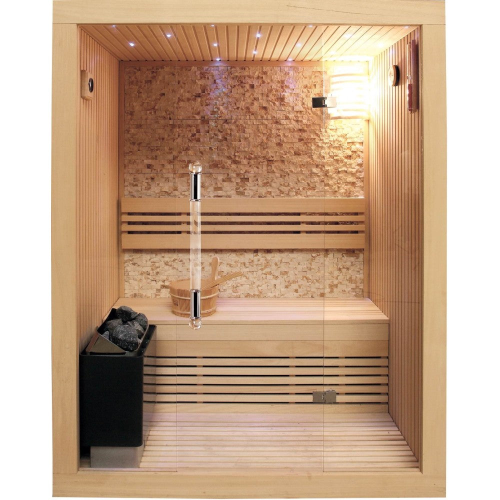 2 Person Luxury Traditional Sauna - Rockledge 200LX