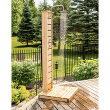 Load image into Gallery viewer, Dundalk Canadian Timber Sierra Pillar Outdoor Shower CTC105 angle