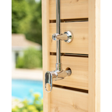 Load image into Gallery viewer, Dundalk Canadian Timber Sierra Pillar Outdoor Shower CTC105 handles