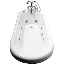 Load image into Gallery viewer, Mesa Malibu Freestanding Whirlpool Clawfoot Tub front view