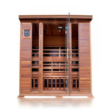 Load image into Gallery viewer, 4 Person Cedar Sauna w/Carbon Heaters - HL400K Sequioa
