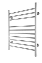 Load image into Gallery viewer, WarmlyYours Infinity Towel Warmer, Brushed, Dual Connection, 10 Bars