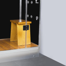 Load image into Gallery viewer, Athena WS-108R Steam Shower oak wood shower grid and oak seat