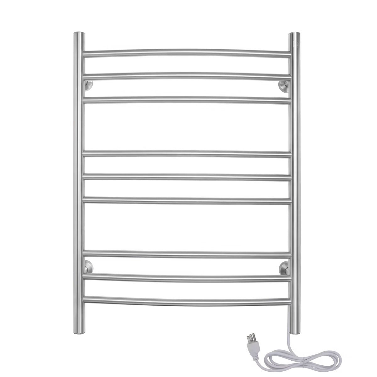 WarmlyYours Riviera Towel Warmer, Dual Connection, 9 Bars – Supreme Saunas  u0026 More