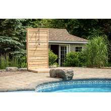 Load image into Gallery viewer, Dundalk Canadian Timber Savannah Standing Outdoor Shower CTC205 angle