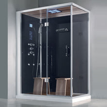 Load image into Gallery viewer, Athena WS-141L Steam Shower- Black
